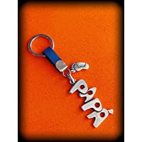 Los mejores  - Llavero papa con pie-s personalizado-s. Regalo dia del Padre